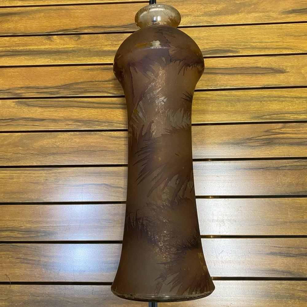 Vidrios San Miguel Glass Vase Gala Bottle Handmade in Spain Recycled Glassware
